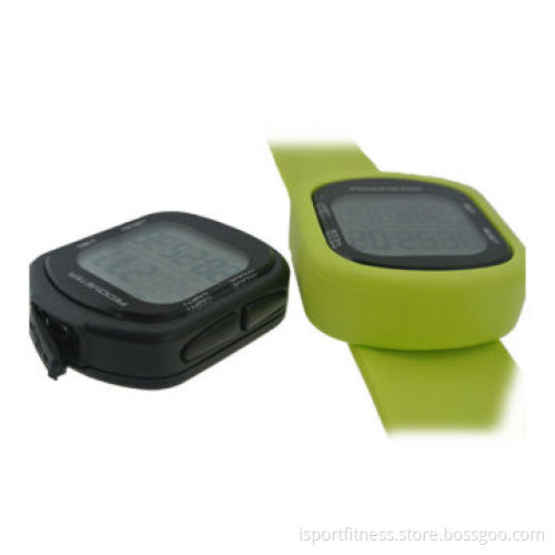 2014 New Best Sell 3D Pedometer Watches with USB, LCD Display, 12/24 Hours Display Format